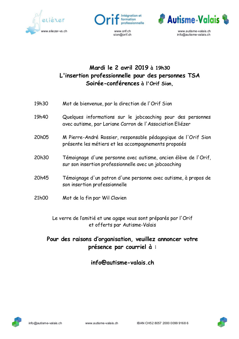 programme 2019 Valais